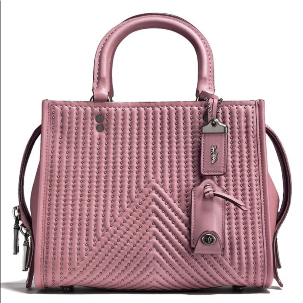 Coach 1941 Rouge 25 with Quilting and Rivets